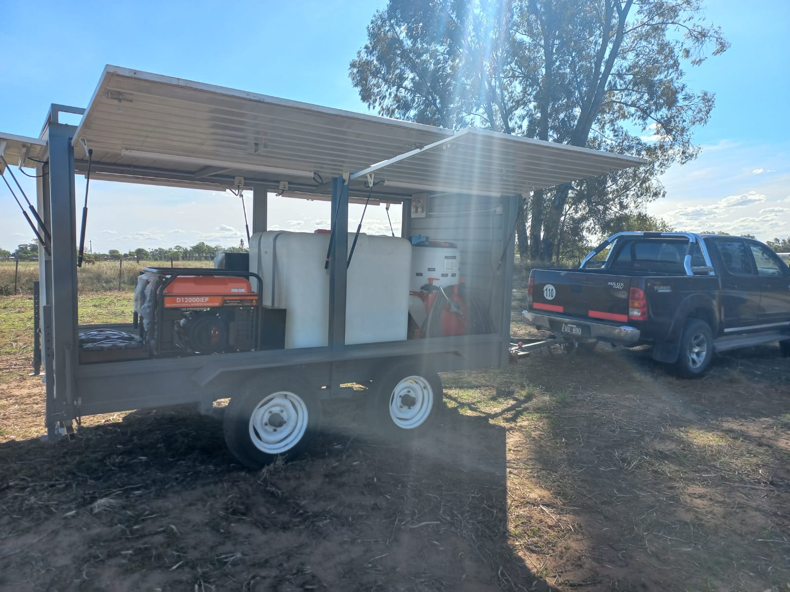 Estación móvil drone